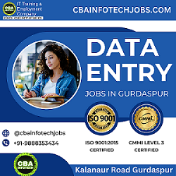 Data Entry jobs In Gurdaspur
